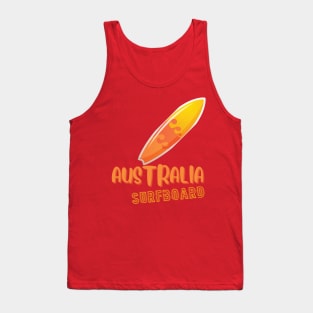 Australia surf board Tank Top